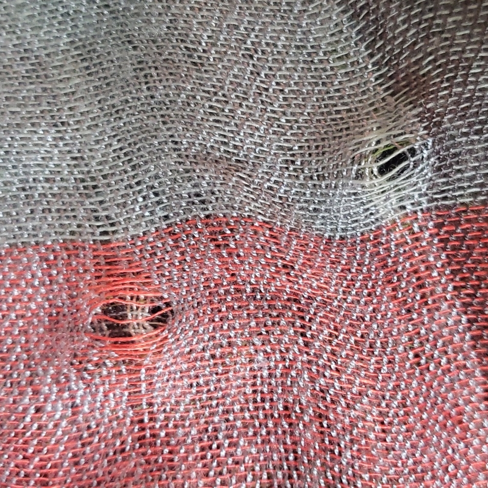 Double Layer Raw Edge Scarf Wrap - image 8